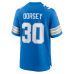 Khalil Dorsey Detroit Lions Nike Team Game Jersey Blue