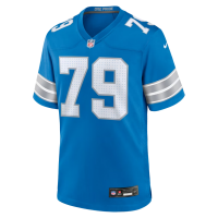 Larry Borom Detroit Lions Nike Team Game Jersey Blue