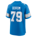 Larry Borom Detroit Lions Nike Team Game Jersey Blue