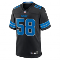 Penei Sewell Detroit Lions Nike 2nd Alternate Game Jersey Black