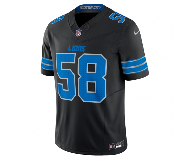 Penei Sewell Detroit Lions Nike Vapor F.U.S.E. Alternate Limited Jersey Black