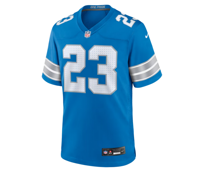 Rock Ya-Sin Detroit Lions Nike Team Game Jersey Blue