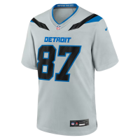 Sam LaPorta Detroit Lions Nike 2026 Rivalries Collection Game Jersey Silver
