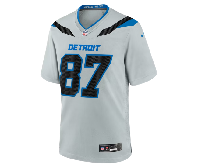 Sam LaPorta Detroit Lions Nike 2026 Rivalries Collection Game Jersey Silver