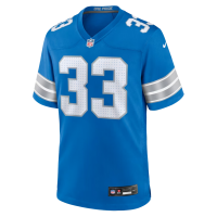 Sione Vaki Detroit Lions Nike Team Game Jersey Blue