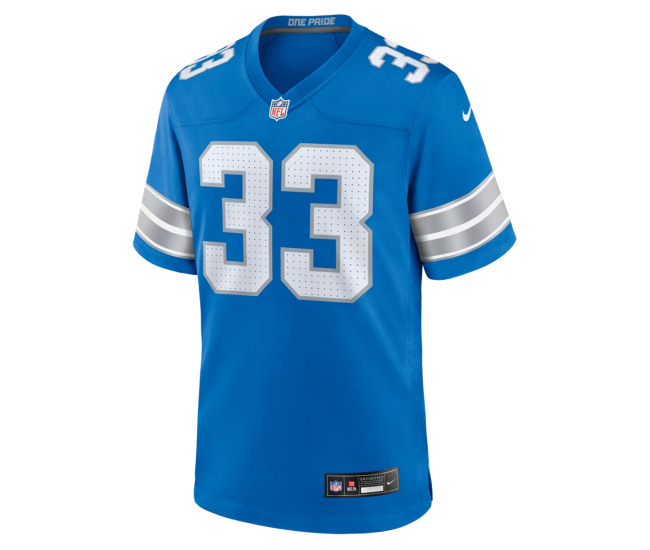 Sione Vaki Detroit Lions Nike Team Game Jersey Blue