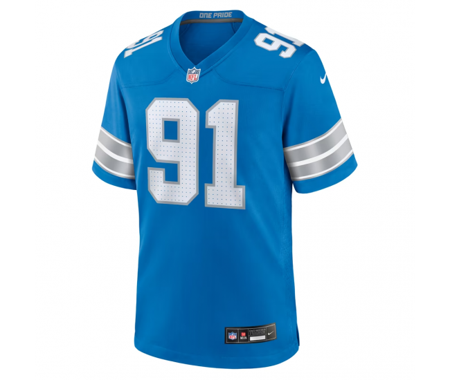 Tyleik Williams Detroit Lions Nike Team Game Jersey Blue