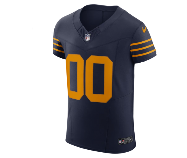 Green Bay Packers Nike Alternate Vapor F.U.S.E. Elite Custom Jersey Navy