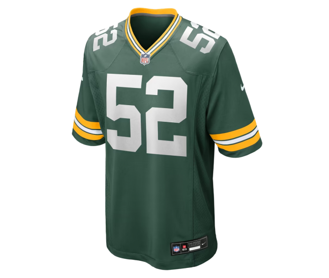 Jager Burton Green Bay Packers Nike Team Game Jersey Green