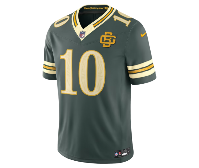 Jordan Love Green Bay Packers Nike 2026 Rivalries Collection Stitched Limited Jersey Green