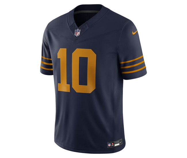 Jordan Love Green Bay Packers Nike Alternate Vapor F.U.S.E. Stitched Limited Jersey Navy