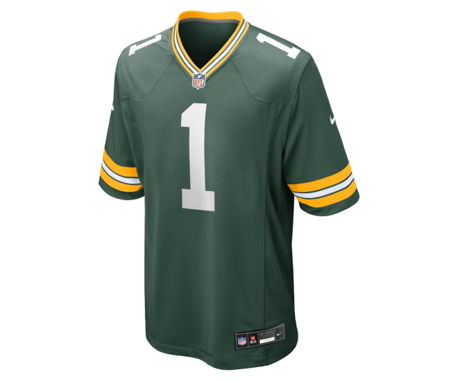 Number 1 Groom Green Bay Packers Nike Game Jersey Green