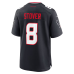 Cade Stover Houston Texans Nike Team Game Jersey Navy