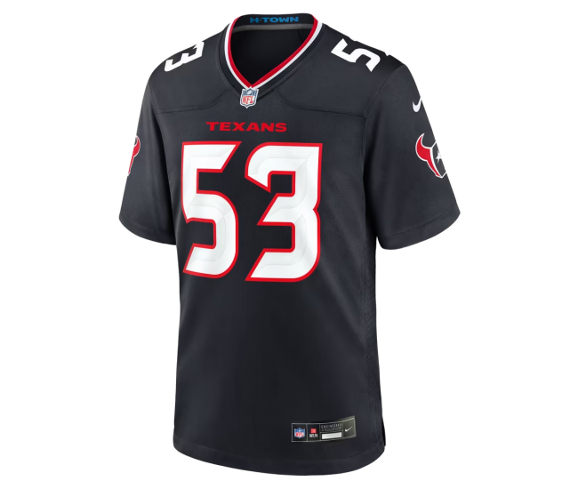 Chris Braswell Houston Texans Nike Team Game Jersey Navy