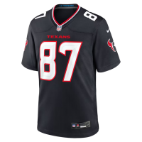 Foster Moreau Houston Texans Nike Team Game Jersey Navy