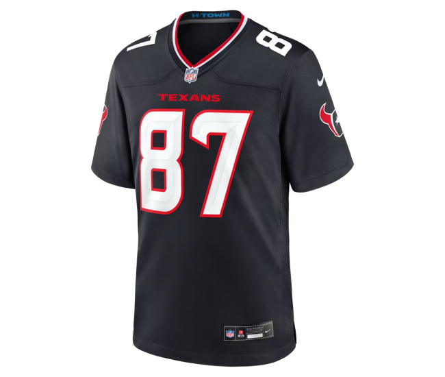 Foster Moreau Houston Texans Nike Team Game Jersey Navy