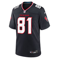 Jayden Higgins Houston Texans Nike Game Jersey Navy