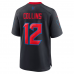 Nico Collins Houston Texans Nike 2nd Alternate Game Jersey Navy