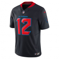 Nico Collins Houston Texans Nike Alternate 2 Vapor F.U.S.E. Limited Jersey Navy