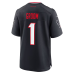 Number 1 Groom Houston Texans Nike Game Jersey Navy