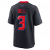 Tank Dell Houston Texans Nike 2nd Alternate Game Jersey Navy