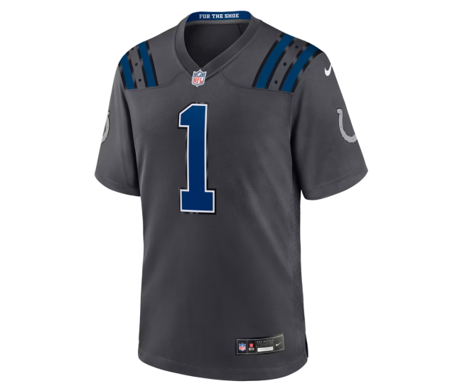 Ahmad Sauce Gardner Indianapolis Colts Nike 2026 Rivalries Collection Game Jersey Anthracite