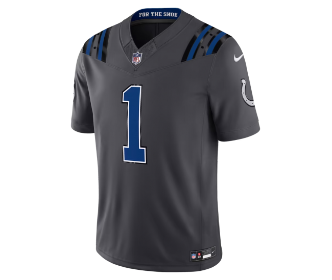 Ahmad Sauce Gardner Indianapolis Colts Nike 2026 Rivalries Collection Stitched Limited Jersey Anthracite