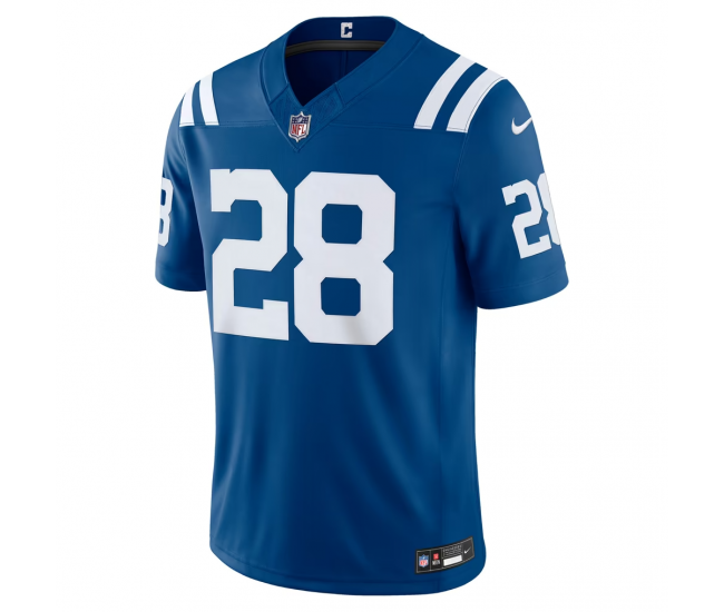 Jonathan Taylor Indianapolis Colts Nike Team Vapor F.U.S.E. Stitched Limited Jersey Royal