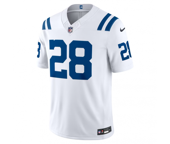 Jonathan Taylor Indianapolis Colts Nike Vapor F.U.S.E. Stitched Limited Jersey White