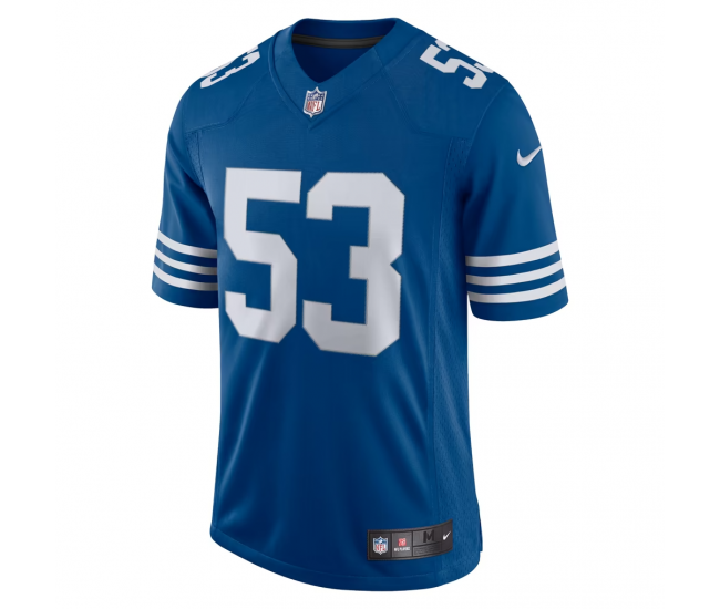 Men's Nike Darius Leonard Royal Indianapolis Colts Alternate Vapor Limited Jersey
