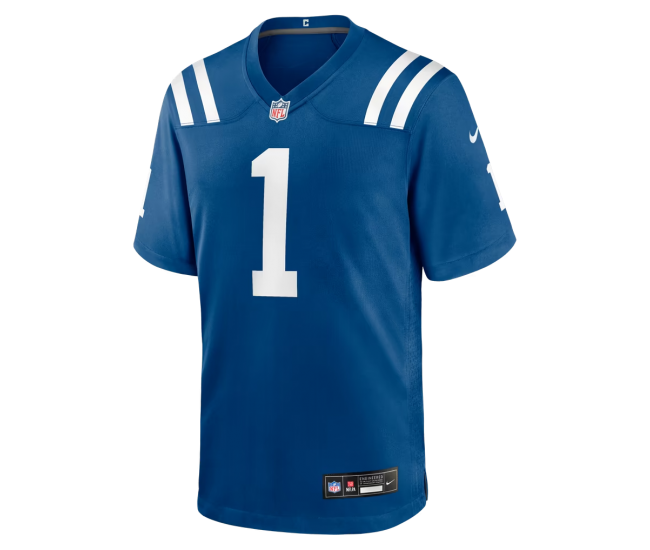 Number 1 Groom Indianapolis Colts Nike Game Jersey Royal