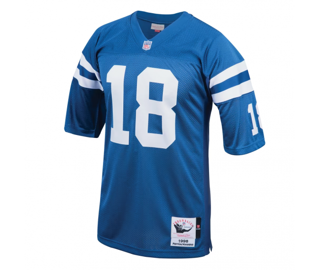 Peyton Manning Indianapolis Colts 1998 Mitchell & Ness Authentic Throwback Retired Player Jersey Royal