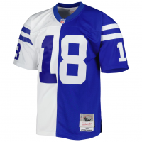 Peyton Manning Indianapolis Colts Mitchell & Ness 1998 Split Legacy Replica Jersey Royal White