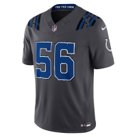 Quenton Nelson Indianapolis Colts Nike 2026 Rivalries Collection Stitched Limited Jersey Anthracite