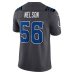 Quenton Nelson Indianapolis Colts Nike 2026 Rivalries Collection Stitched Limited Jersey Anthracite