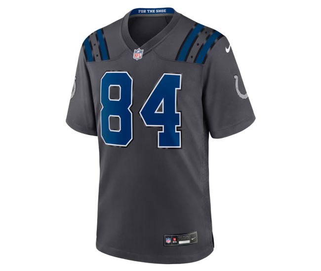 Tyler Warren Indianapolis Colts Nike 2026 Rivalries Collection Game Jersey Anthracite