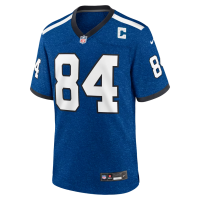 Tyler Warren Indianapolis Colts Nike Alternate 2 Indiana Nights Game Jersey Heather Royal