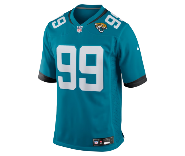 Austin Johnson Jacksonville Jaguars Nike Team Game Jersey Teal