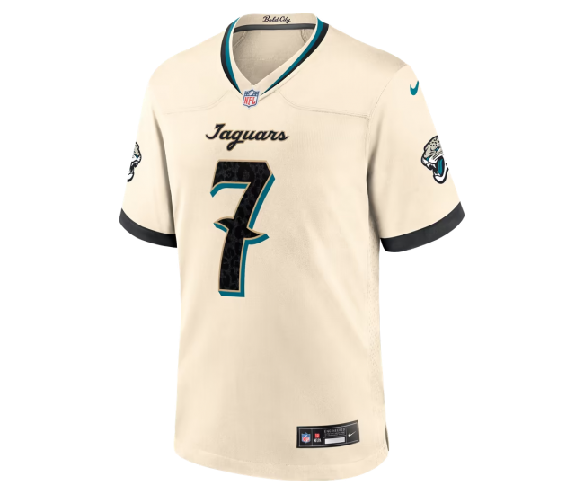 Brian Thomas Jr. Jacksonville Jaguars Nike 2026 Rivalries Collection Game Jersey Natural