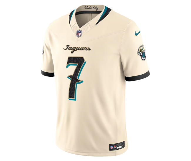 Brian Thomas Jr. Jacksonville Jaguars Nike 2026 Rivalries Collection Stitched Limited Jersey Natural