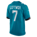 Byron Leftwich Jacksonville Jaguars Nike Retired Player Game Jersey Teal