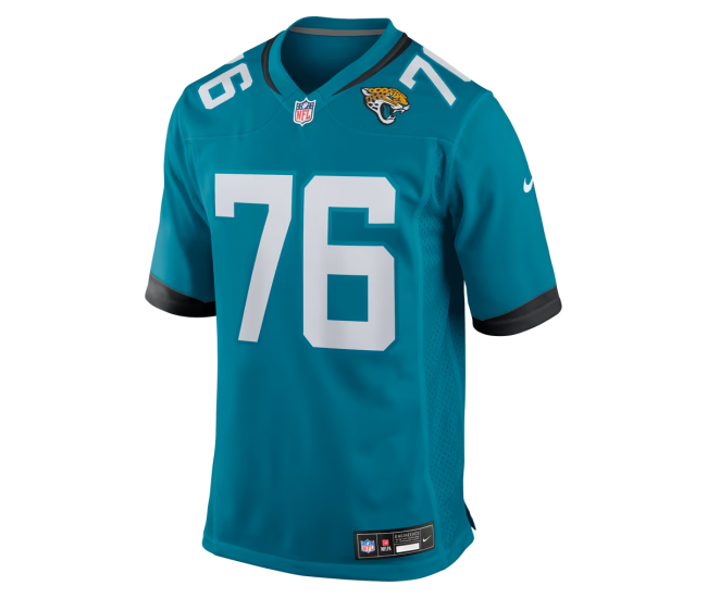 Ezra Cleveland Jacksonville Jaguars Nike Game Jersey Teal