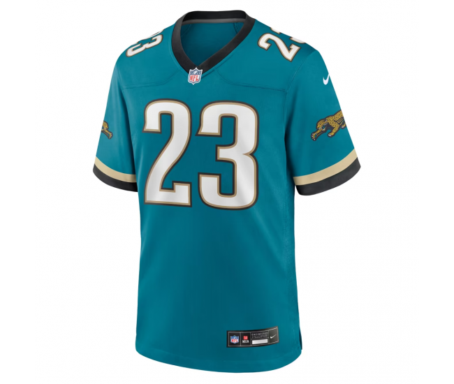 Foye Oluokun Jacksonville Jaguars Nike Prowler Throwback Player Game Jersey Teal