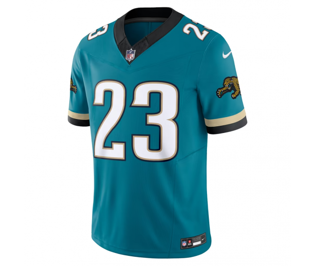 Foye Oluokun Jacksonville Jaguars Nike Prowler Throwback Vapor F.U.S.E. Limited Jersey Teal