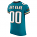 Jacksonville Jaguars Nike Alternate Vapor F.U.S.E. Elite Custom Jersey Teal