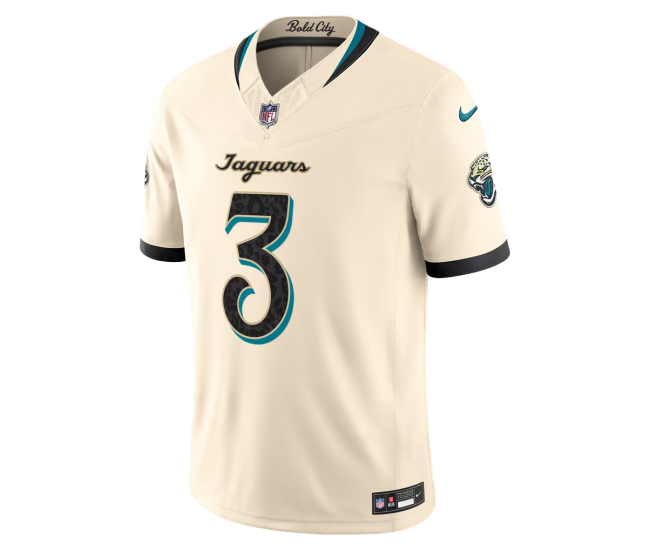 Jakobi Meyers Jacksonville Jaguars Nike 2026 Rivalries Collection Stitched Limited Jersey Natural