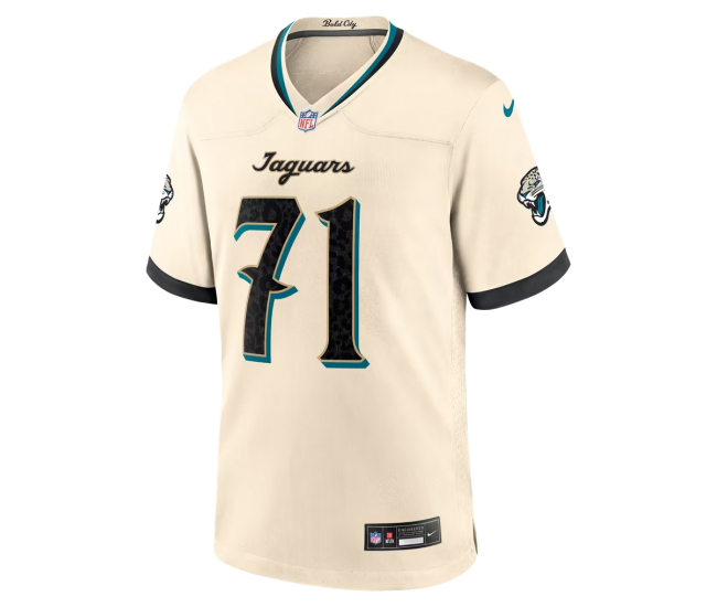 Tony Boselli Jacksonville Jaguars Nike 2026 Rivalries Collection Game Jersey Natural