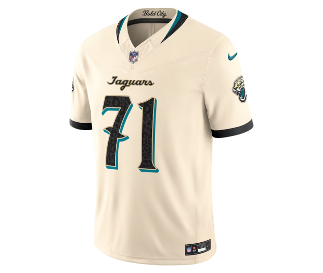 Tony Boselli Jacksonville Jaguars Nike 2026 Rivalries Collection Stitched Limited Jersey Natural