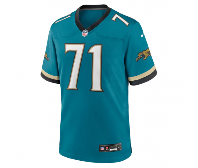 Tony Boselli Jacksonville Jaguars Nike Prowler Throwback Retired Player Game Jersey Teal