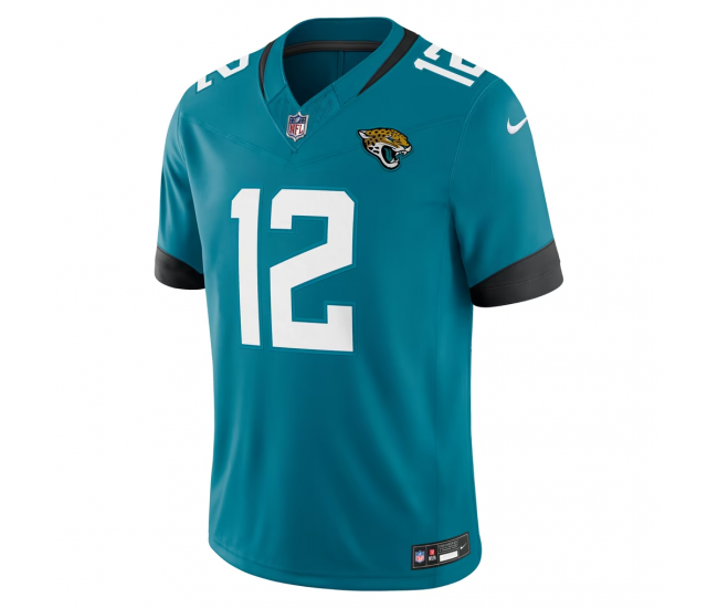 Travis Hunter Jacksonville Jaguars Nike Team Vapor F.U.S.E. Stitched Limited Jersey Teal